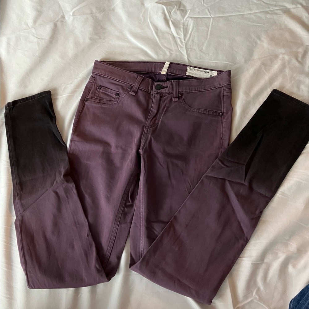 Rag’n bones purple faded jeans!